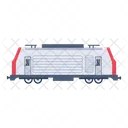 A Handy Flat Vector Design Of Train Icon