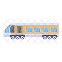 A Handy Flat Vector Design Of Train Icon