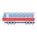 A Handy Flat Vector Design Of Train Icon