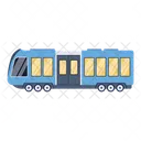 A Handy Flat Vector Design Of Train Icon