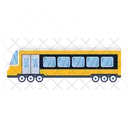 A Handy Flat Vector Design Of Train Icon