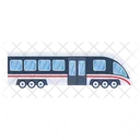 A Handy Flat Vector Design Of Train Icon