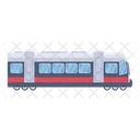 A Handy Flat Vector Design Of Train Icon