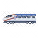A Handy Flat Vector Design Of Train Icon