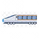 A Handy Flat Vector Design Of Train Icon