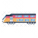 A Handy Flat Vector Design Of Train Icon
