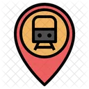 Train Placeholder Pin Pointer Gps Map Location Icon