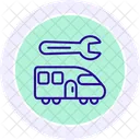 Train Repair Line Icon Icon