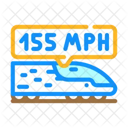 Train Speed  Icon