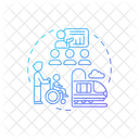 Travel Experience Train Staff Fair Treatment Icon