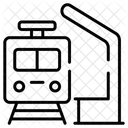 기차역 철도 기차 아이콘