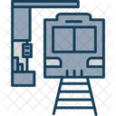 기차역 기차 역 아이콘