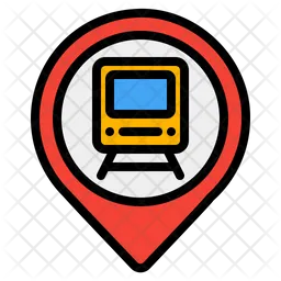 Train Station Location  Icon