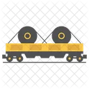 Train Steel Roll Cargo Icon