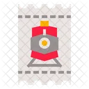 Railroad Railway Ticket Icon