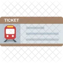 Train Ticket Traveling Icon
