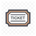 Train Ticket Railway Ticket Train Icône