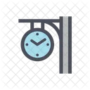 Train Time Clock Time Icon