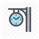 Train Time Clock Time Icône