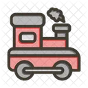 Toy Train Kid Icon