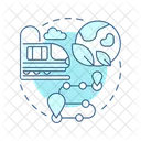 Train Travel Trend Travel Icon