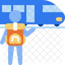 Train Traveling  Icon