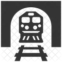 Train Transport Tunnel Icon