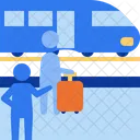 Train Waiting  Icon