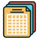 Training Schedule Table Icon