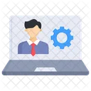 Training Laptop Online Icon