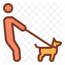 Training Walking With Dog Dog Training Icon