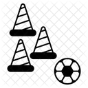Training Cones Tool Corner Flag Icon