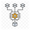 Training Data Learning Machine Learning Models Icon