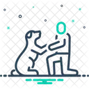 Training Dog Trainer Coach Icon