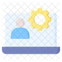 Training Laptop Student Icon