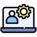 Training Laptop Student Icon