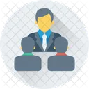 Collaboration Communication Seminar Icon