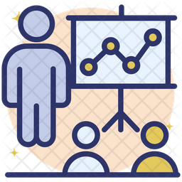 Training Seminar Icon Of Colored Outline Style Available In Svg Png Eps Ai Icon Fonts