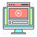 Training Videos Webinar Webinar Online Icon