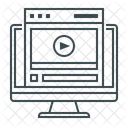 Training Videos Webinar Webinar Online Icon