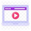 Training Videos Video Streaming Media Player Icon
