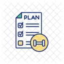 Plan Training Zeitplan Symbol