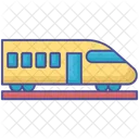 Train Outline Fill Icon Travel And Tour Icons Icône