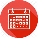 Evenement Traitement Calendrier Icône