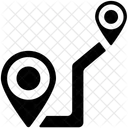 Navigation Trajectoire Localisateur Icône