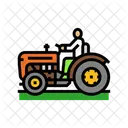 Traktor Landwirt Bauernhof Symbol