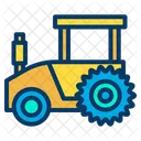 Traktor Landwirtschaftsfahrzeug Fahrzeug Symbol