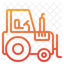 Traktor Transport Fahrzeug Symbol