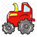 Traktor Landwirtschaftsmaschine Ackerschlepper Symbol