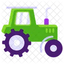 Traktor Landwirtschaftsmaschine Ackerschlepper Symbol